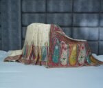 Exclusive Off-White Kashmiri Weaving Silk Saree - Image 3