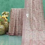 Elegant Katha Print Silk Saree