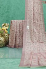 Elegant Katha Print Silk Saree