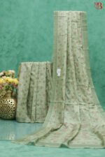 Elegant Katha Print Silk Saree