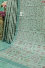 Elegant Katha Print Silk Saree