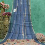 Elegant Kalamkari Print Linen Saree