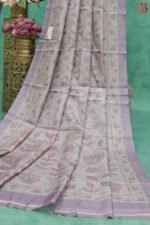 Elegant Kantha Print Silk Saree