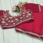 Designer Hand Work Georgette Saree with Heavy Blouse