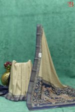Elegant Kalamkari Silk Saree - Image 2