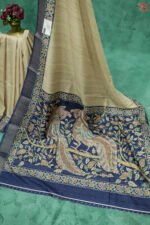 Elegant Kalamkari Silk Saree - Image 3