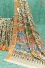 Traditional Kalamkari Figure Print Saree