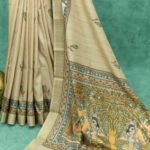 Artistic Madhubani Silk Saree