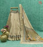 Artistic Madhubani Silk Saree - Image 2