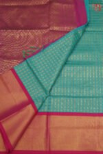 Chanderi Cotton Saree with Jacquard Border - Image 2