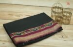 Traditional Kalamkari Print Mulmul Cotton Saree - Image 3