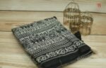 Handcrafted Mirror Work Linen Warli ArtSaree - Image 3