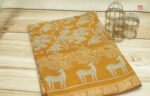 Traditional Kalamkari Print Mulmul Cotton Saree - Image 3