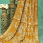 Traditional Kalamkari Print Mulmul Cotton Saree