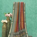 Classic Multi Print Mulmul Cotton Saree