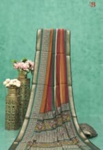 Classic Multi Print Mulmul Cotton Saree
