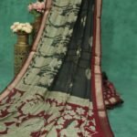 Traditional Kalamkari Print Mulmul Cotton Saree