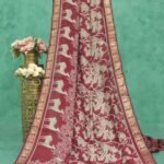 Traditional Kalamkari Print Mulmul Cotton Saree