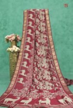 Traditional Kalamkari Print Mulmul Cotton Saree