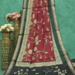 Traditional Kalamkari Print Mulmul Cotton Saree