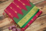 Chanderi Cotton Saree with Jacquard Border