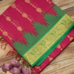 Chanderi Cotton Saree with Jacquard Border