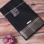 Chanderi Cotton Saree with Jacquard Border