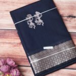 Chanderi Cotton Saree with Jacquard Border