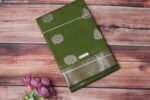Chanderi Cotton Saree with Jacquard Border