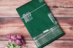 Chanderi Cotton Saree with Jacquard Border