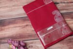 Chanderi Cotton Saree with Jacquard Border