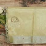 Elegant Tissue Silk Saree with Hand Embroidery & Hand Work