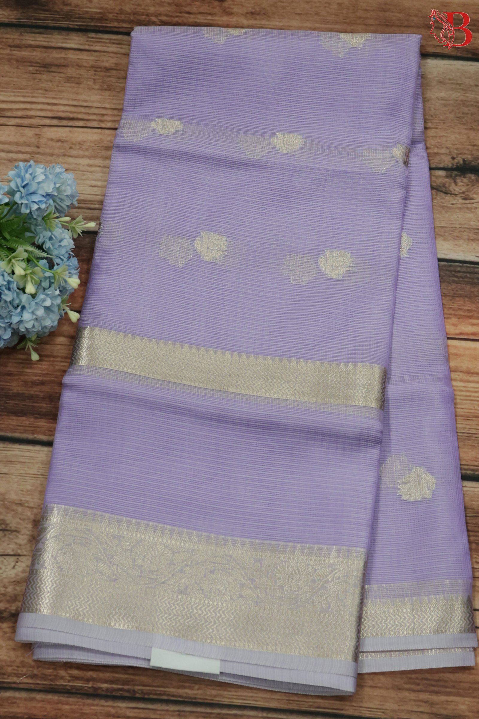 80 Elegant Kota Silk Saree with Zari Border - Image 1