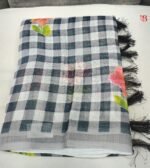 Elegant Contemporary Linen Saree - Image 2