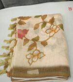 Premium Linen Saree - Image 2