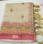 Luxury Textured Linen Saree - Image 2