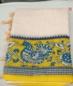 Premium Linen Saree with Contemporary Appeal - Image 2