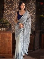 Elegant Patli Pallu Linen Saree