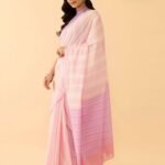 Luxury Textured Linen Saree