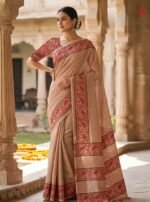 Luxury Textured Linen Saree