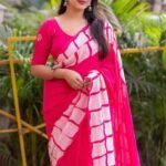 Luxury Textured Linen Saree