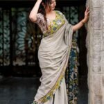 Premium Linen Saree with Contemporary Appeal