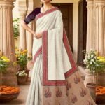 Luxury Textured Linen Saree