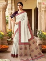 Luxury Textured Linen Saree