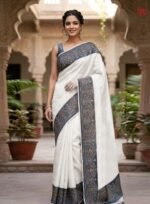 Luxury Textured Linen Saree