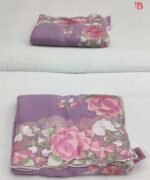 Delicate Floral Embroidered Chiffon Saree - Image 2