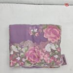 Delicate Floral Embroidered Chiffon Saree