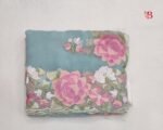 Delicate Floral Embroidered Chiffon Saree