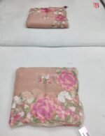 Delicate Floral Embroidered Chiffon Saree - Image 2