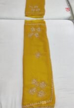 Handwork Chiffon Saree - Image 2